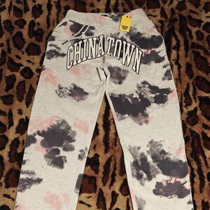 Chinatown Market [Market] Neutral Wash Tie Dye Sweatpants Size Large